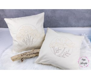 Stickserie - Kreisblumen Doodle